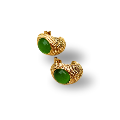 THE VINTAGE JADE HUGGIE